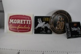 Various Metal Tins 4 Units Moretti Le Merle Bells 30th Allagash