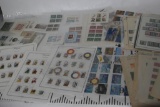 Entire Box of Various Collectors Stamps, Various Era's, Various Themes, Various Sizes, and Seals