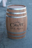 Cavit Faux Wine Barrel 36in tall 25in diameter