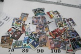 Box of Various Football Trading Cards Steve McNair, Eddie George, Brett Farve, Steve Young, etc.