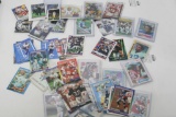 Bag of Various Football Trading Cards Barry Sanders, Tom Brady, Tony Dorsett, etc.