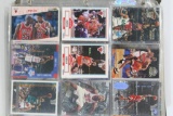 Album of Various Basketball, Baseball, Football, etc. Trading Cards Sanders, Henderson, Pipen, etc.