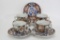 Japanese Tea Set Porcelain/Ceramic Four tea cups 3