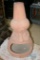 Clay Chimenea Image of a huge head with wide mouth for chimney opening Approximate 4 ft. x 2 ft.
