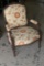 Vintage Wooden Upholstered Reading Chair 44