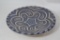 Chinese Asian Antique or Vintage Clay Ceramic Plate 13in Wide Artistic Floral design