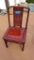 Antique  or Vintage Asian Hand Carved Chinese Chair 39in High