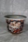 Imari Asian Hand Painted Pottery Collection Ceramic Porcelain Planter Pot 7x8 inch