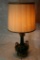Vintage Breen Porcelain Ceramic Brass Lampshade 35x16 inches