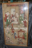 Japanese Framed Asian Ancestral Scroll Art 55