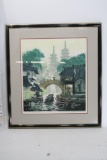Framed Asian Art Signed Numbered & Engraving 26
