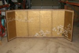 Asian Japan Wall Six Foldable Panel Hanging Wall Screen Looks Nihonga wooden & Paper, L 120