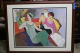 Framed Art Painting or Print by Tarky approximately 4ft x 3ft