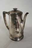 Int'l Silver Co. Tea Pot made for Hilton Hotel. 10x9x4 inch