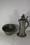 Antique Bowl & pot Brass/bronze. 13x8x4 inch , 8x4 inch. 2 units