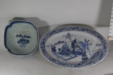 Antique or Asian Chinese Platter 18x13