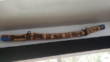 Handmade Carved Australian didgeridoo 64in Long 2.5in Thick