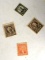 Various Antique Collectible Stamps In Protective Envelopes Various Values