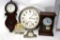 Various wall desk Clock Collections. Sterling & Noble,Equity,IS etc 5 units