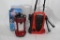 Camping Tool sets Coleman quad led lantern & Claybrook multi feature tv light radio. 2 units