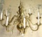 Traditional Chandelier Brass & Chrystal lights