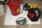 Misc Gears & Tools Flashlights, Steam Cleaner, Protective Face Mask, Oil Waste can 6 units