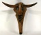 Richardo Brazil 2014 Handcrafted Palm Frond Bull with horns voodoo mask 25x25x12 inches