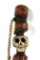 Collectible Handcarved Wooden Tribal Cane with Skulls voodoo stick 29