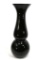 Large Black Porcelain Ceramic Vase approx 24x10x10