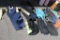 Snorkeling Gear 2 wet Suits Small and Medium,Youth Life Vest and 5 Sets of Fins