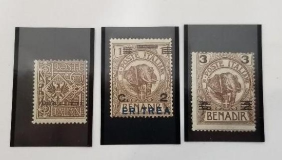 1924 Italiane Stamp Collection 3 units