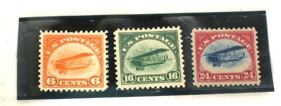 1918 Stamp Collection 6 16 24C, 3 units
