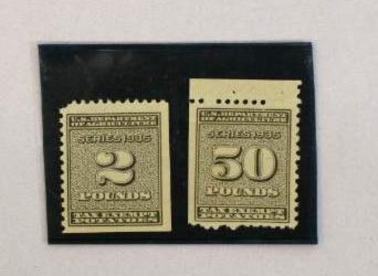 "US Department of Agriculture" PotatoeTax Stamps Maybe 1935