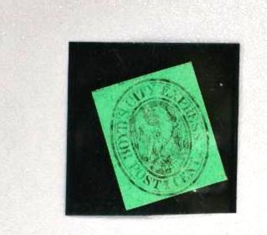 Antique "Boyd's City Express" Stamp 1 cent Maybe 1860