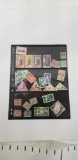 Vintage Manaco Stamp Collection