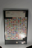 Framed Stamp Collection from various countries 16x25 