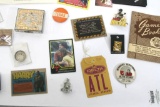 Assorted Vintage Memorabilia of pop culture pins, badges etc.
