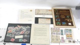 Various Vintage Memorabilia Stamps, Letters, Animals holographic stamps etc.