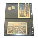 1938 Postcard & Stamps Collection