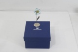 Swarovski Chrystal Flower 4 1/2 inch in box