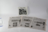 Collectible Article books and newspaper. 4 units