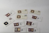 Collectible Stamps with 22kt gold Replica, 10 units