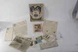 Antique/Vintage Letters, Souvenir Programs, Stamps etc.