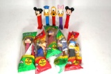 Collectible Pez Dispenser Disney Characters such as Mickey, Daisy,Donald, Goofy 10 units