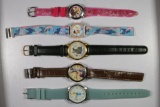 Various Disney Watches, Disney Princesses, Cinderella, Disney World, etc. 5 Units