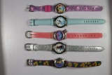 Various Disney Watches, Frozen, Cinderella, Snow White, etc. 5 Units