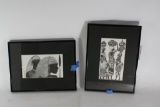 2 Units Heidi Lang Masai Moran African Framed Pictures