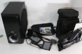 Misc Electronics Sony Video 8 Handycam, Tom Tom & Magelllan GPS, Rca Subwoofer 4 or more units