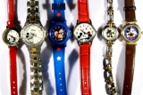 Various Disney SII Mother of Pearl Mickey Watches, MU2053, MU0764, MU2408, MU2333, etc. 6 Units