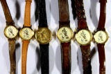 Various Disney Lorus Mickey Watches, V811-1410, V811-1400, V321-6060, V811-1410,etc. 6 Units